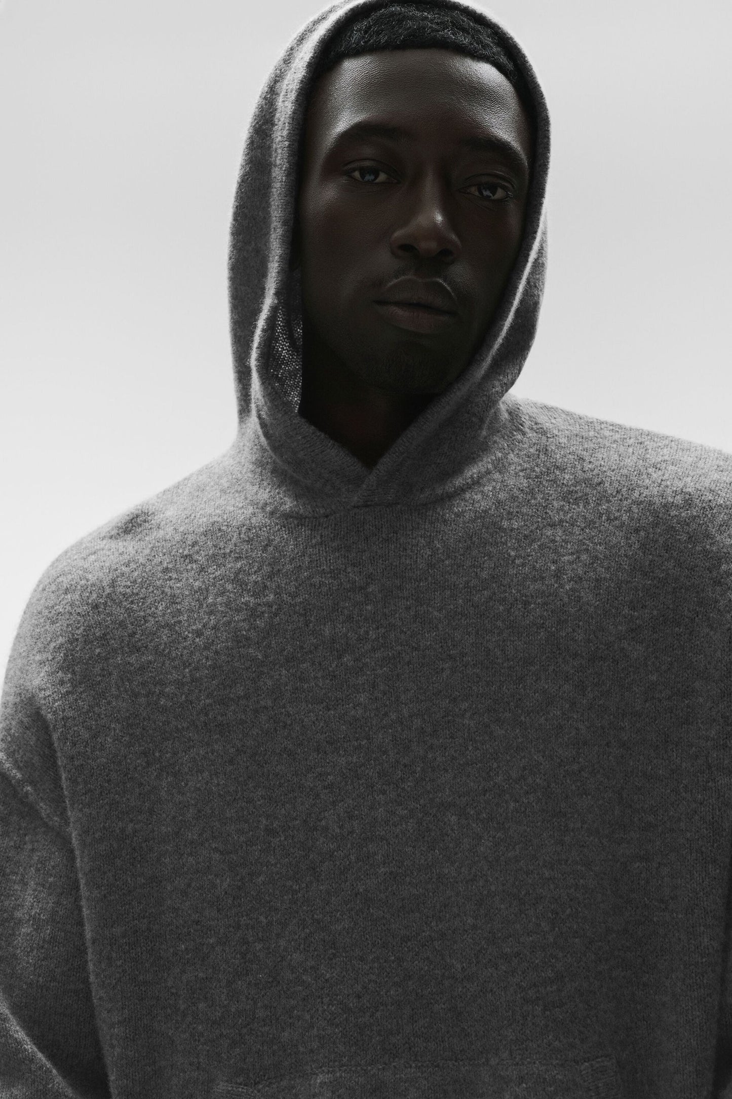 Wool Cashmere New Class Hoodie - Platinum Grey