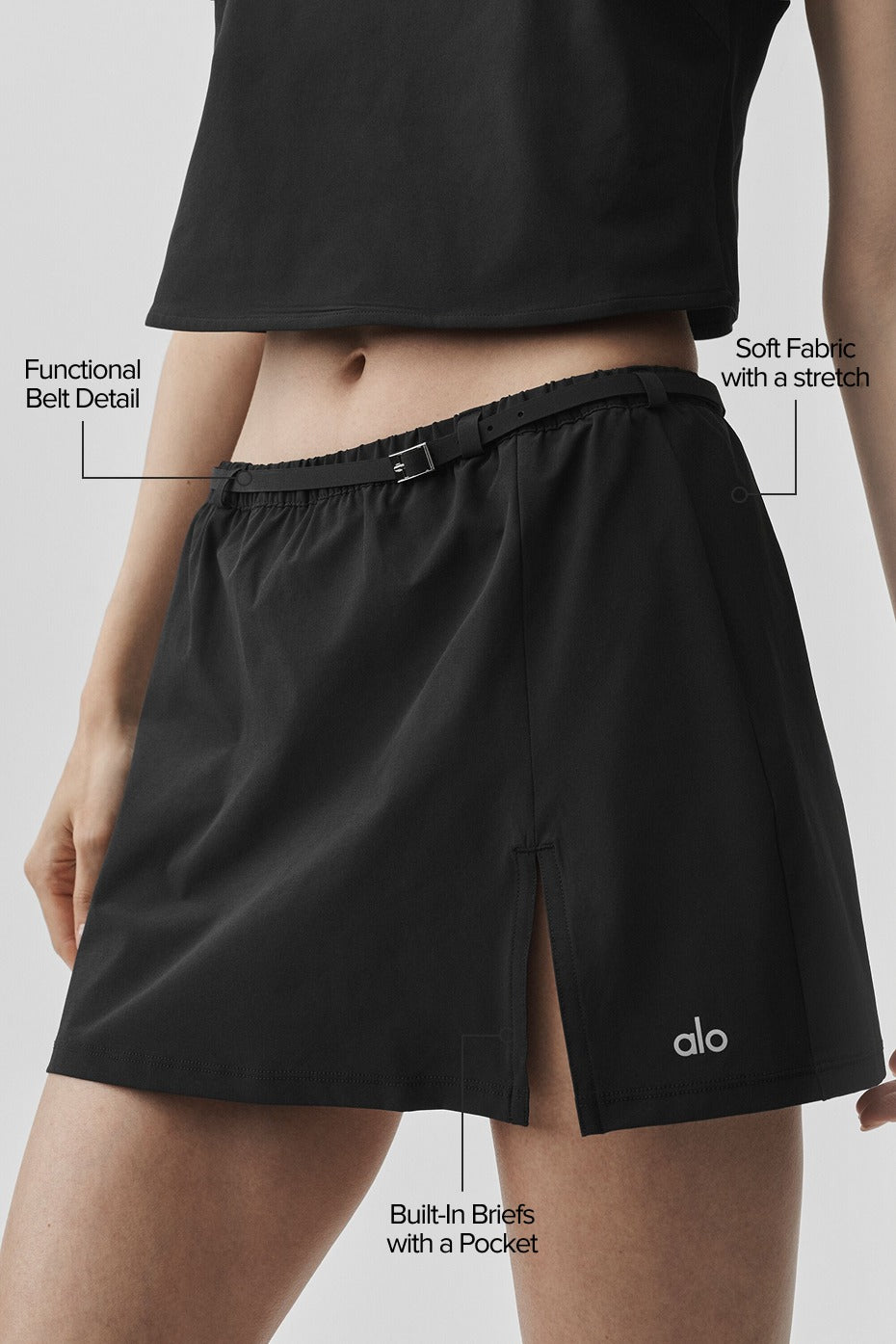 Connection Mini Skirt - Black
