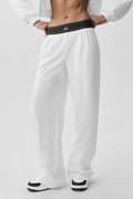 Suit Up Trouser (Long) - White/Black