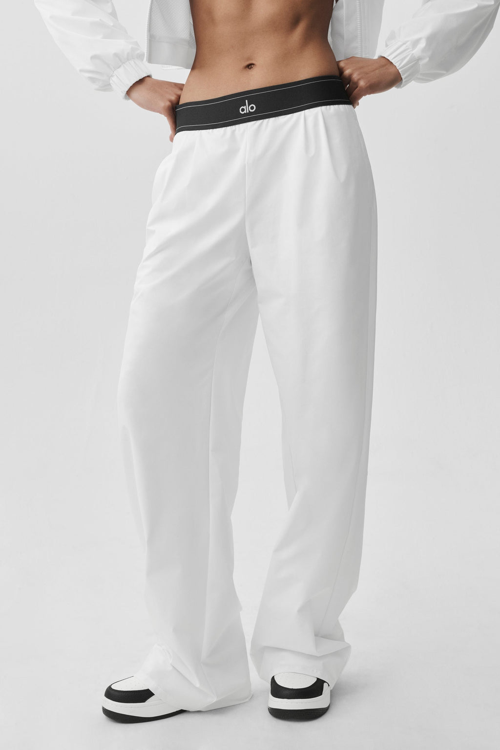 Suit Up Trouser (Long) - White/Black