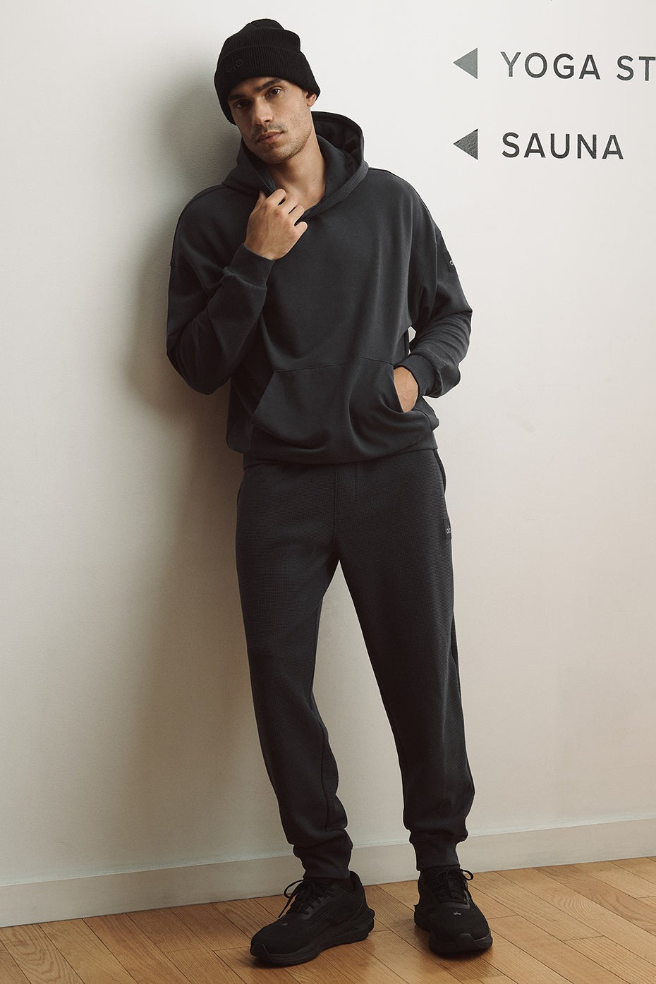 Waffle Lounge Jogger - Anthracite