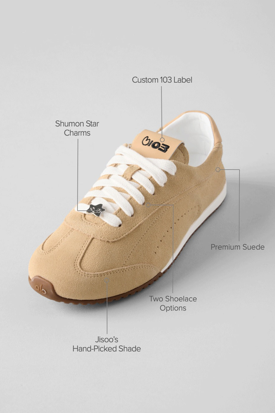 ALO Sunset Sneaker + Jisoo - Caramel Cream
