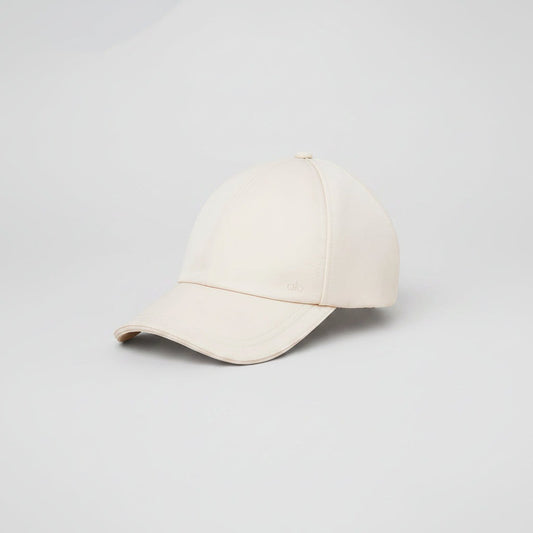 Satin Off-Duty Cap - Creme