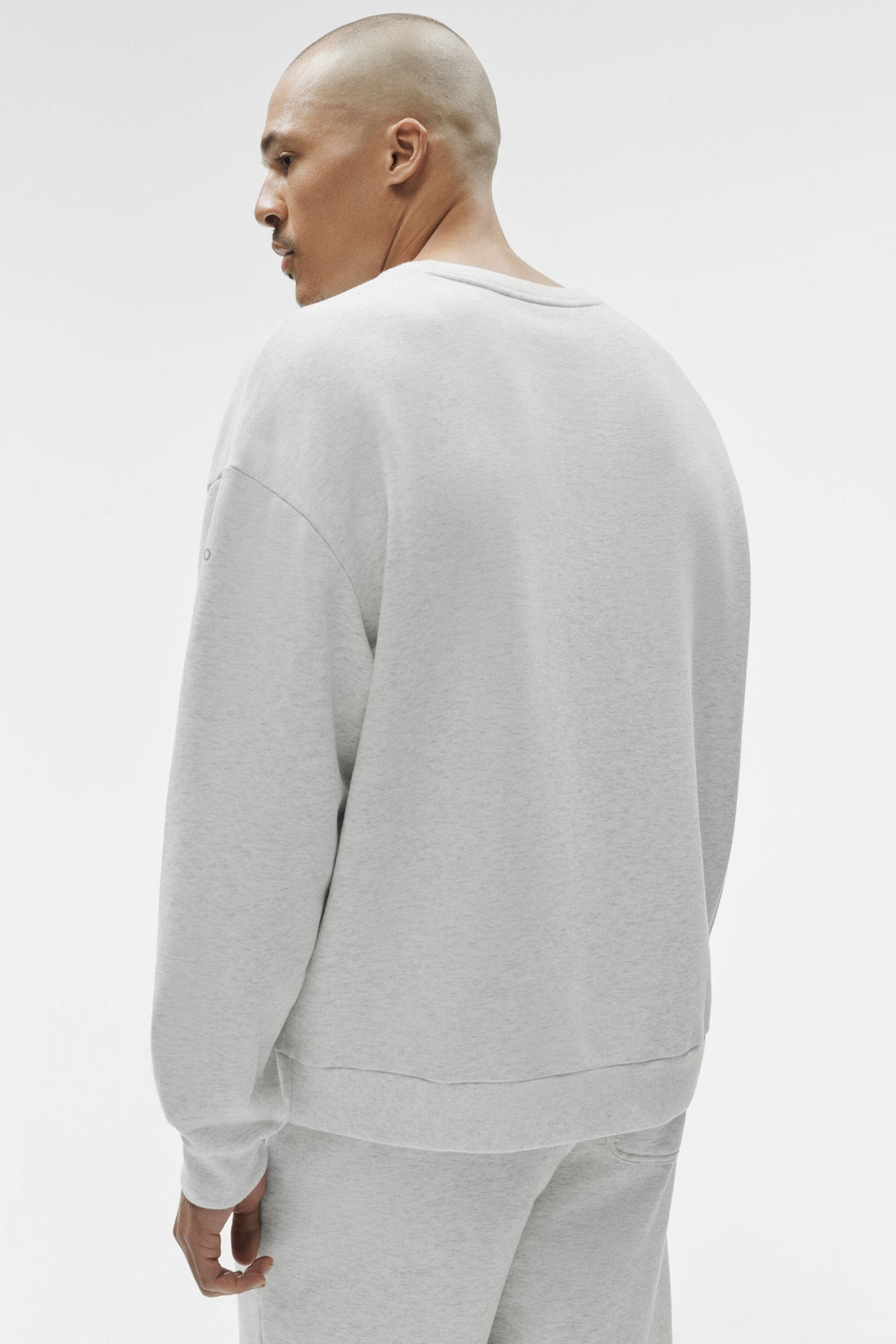 Chill Crew Neck Pullover - White Heather