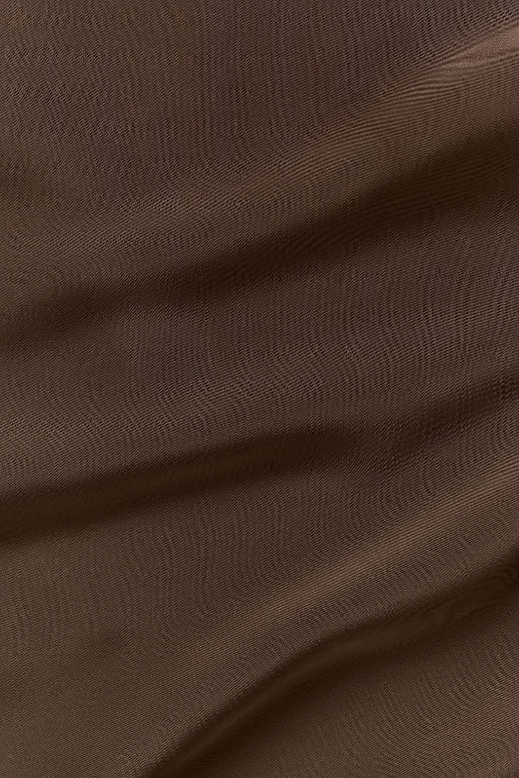 Satin Horizon Short Sleeve Button Up - Espresso
