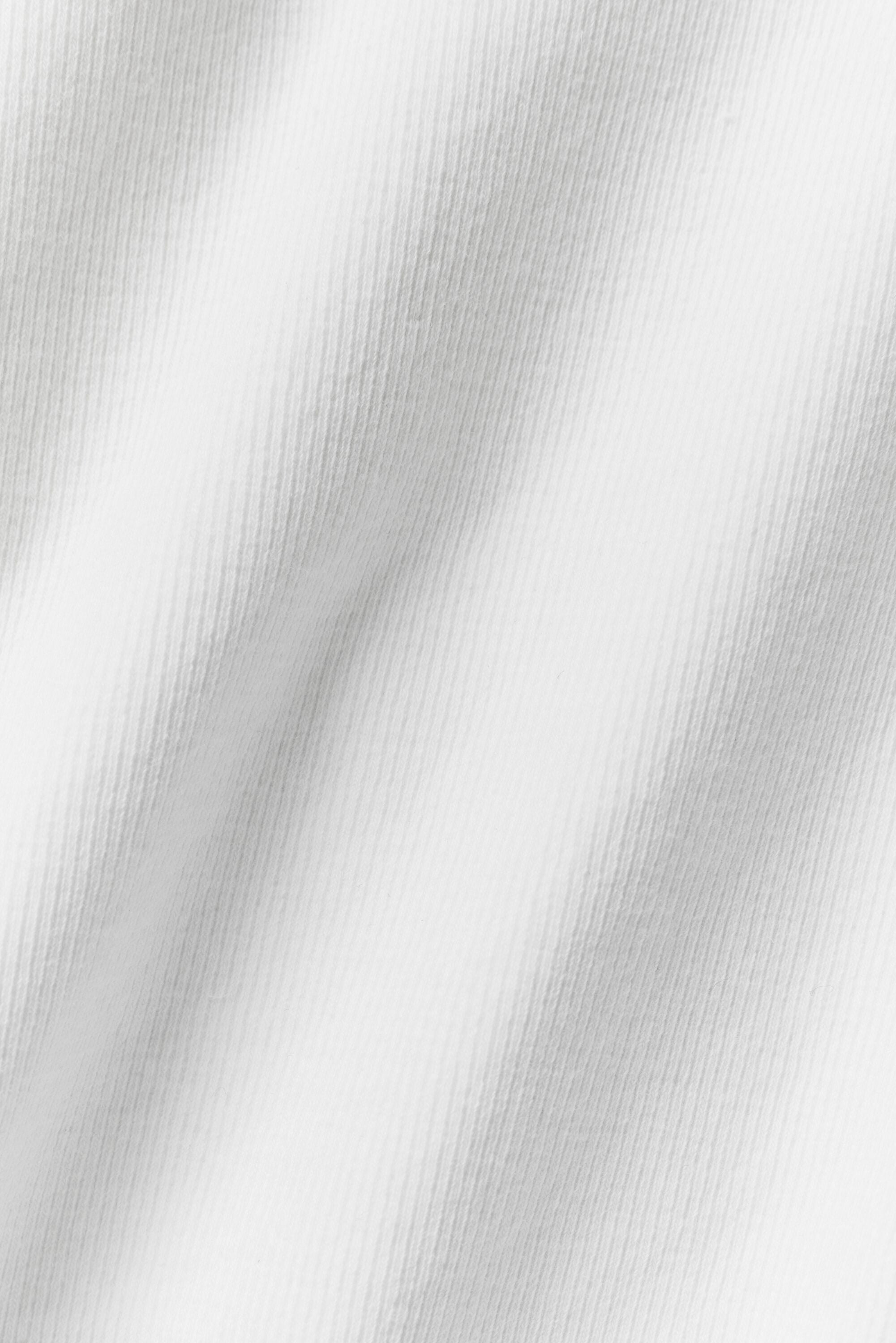 Seamless Modal Ribbed High Neck Delight Bra - White