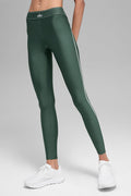 Airlift High-Waist Suit Up Legging - Clover Green/White