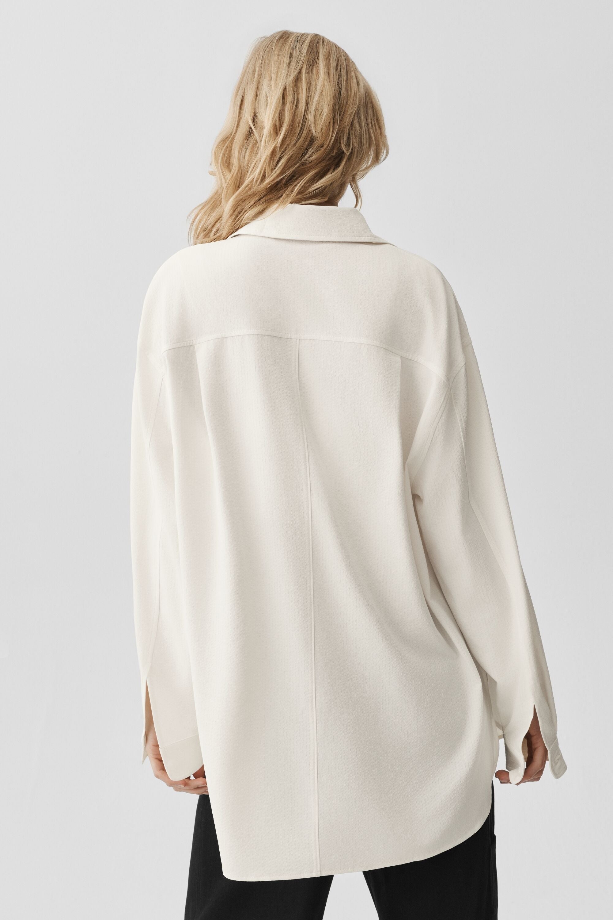 Dreamscape Button Down Long Sleeve - Ivory