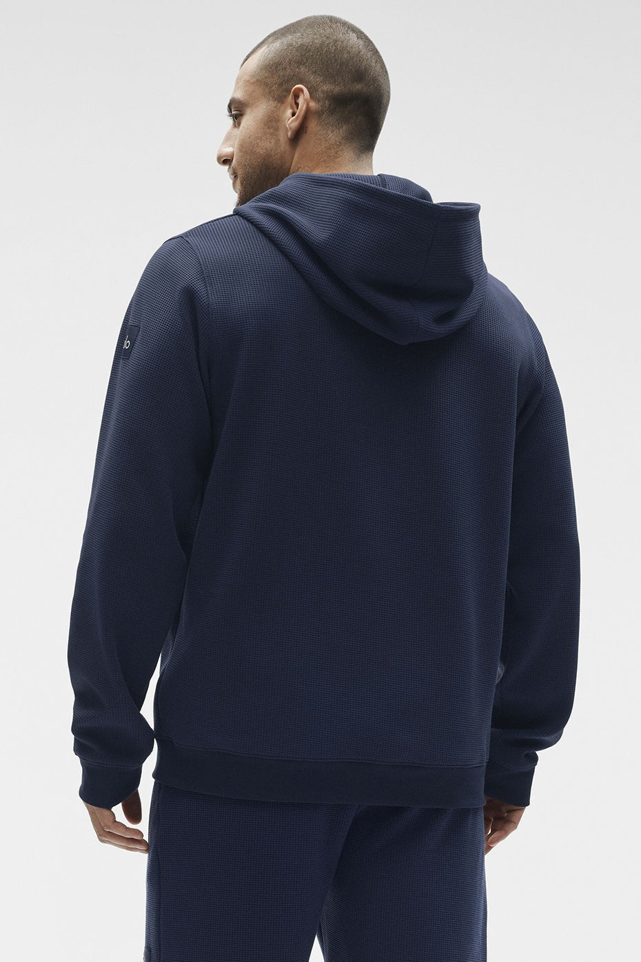 Waffle Lounge Hoodie - Navy