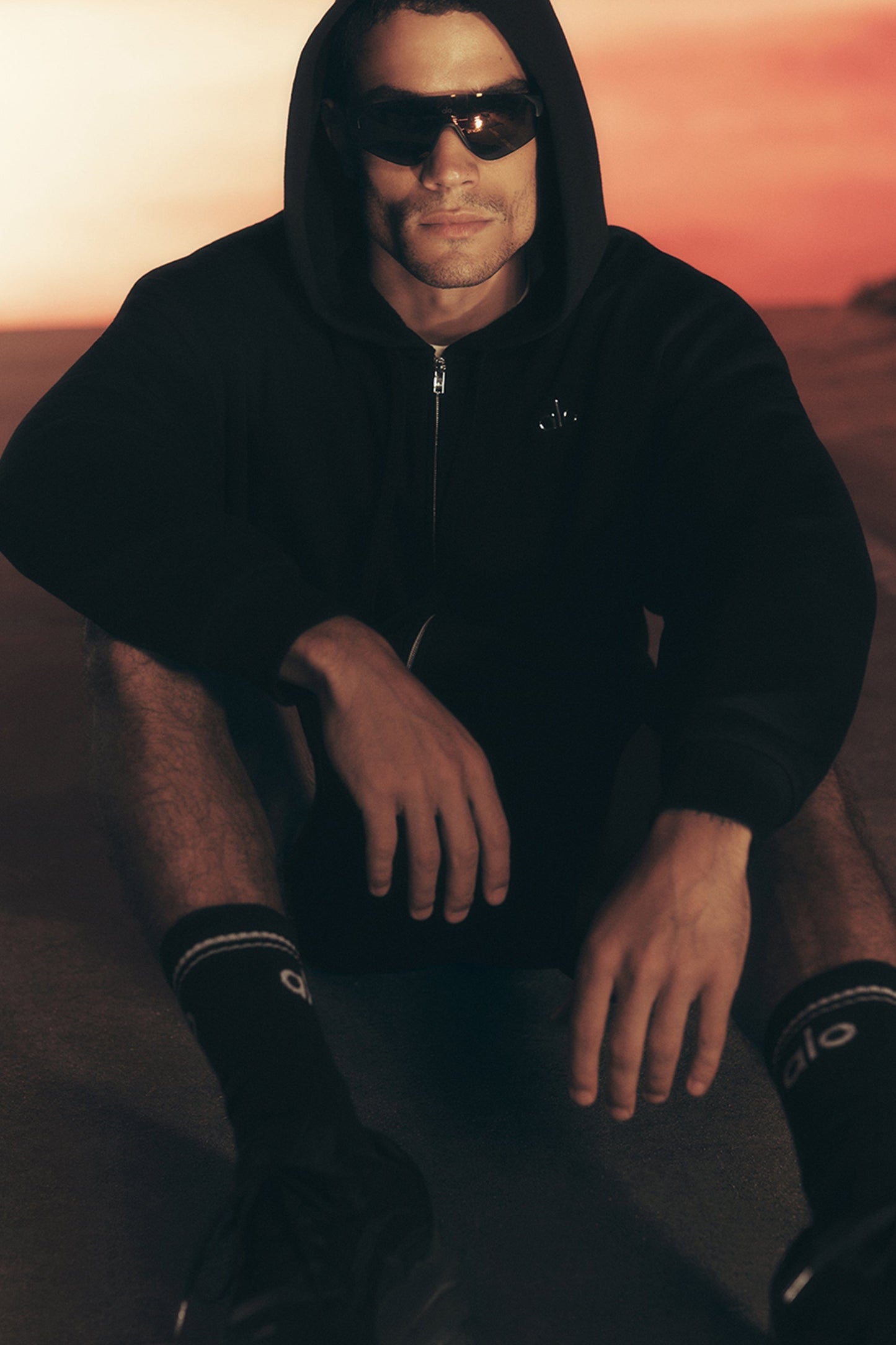 Accolade Full Zip Hoodie - Black