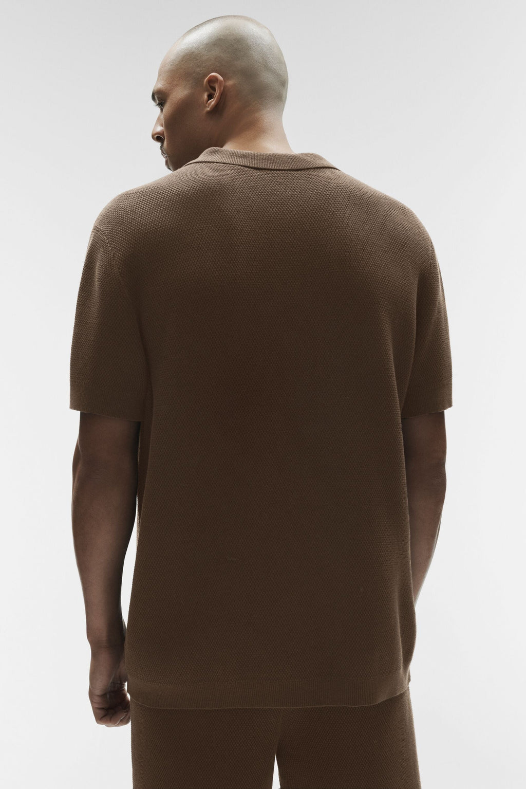 Sports Club Sweater Knit Polo - Espresso