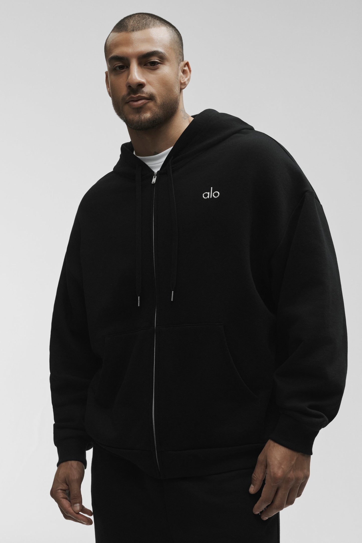 Accolade Full Zip Hoodie - Black