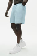 7" Linen Jersey Coastal Short - Seaside Blue