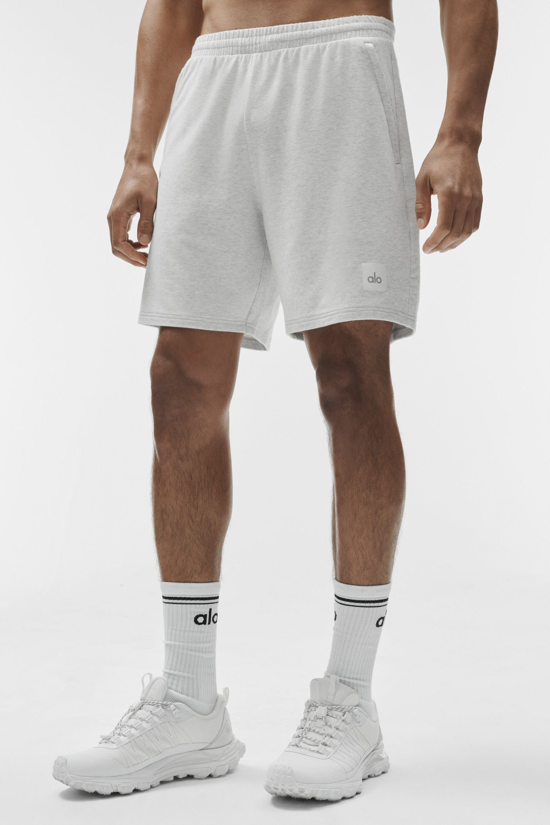7" Double Take Short - White Heather