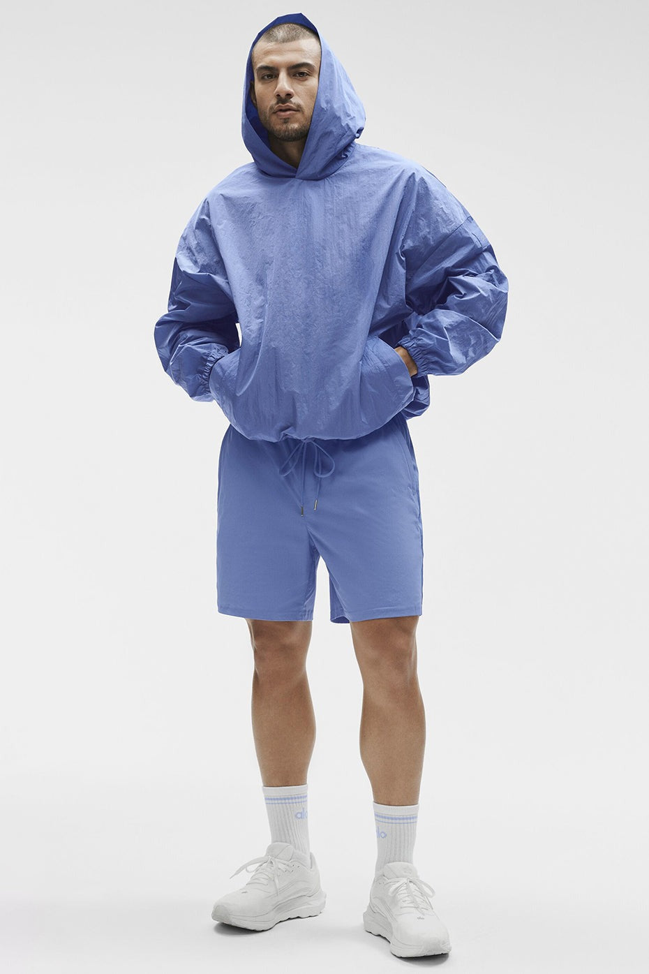 Axis Hooded Pullover - Provence Blue