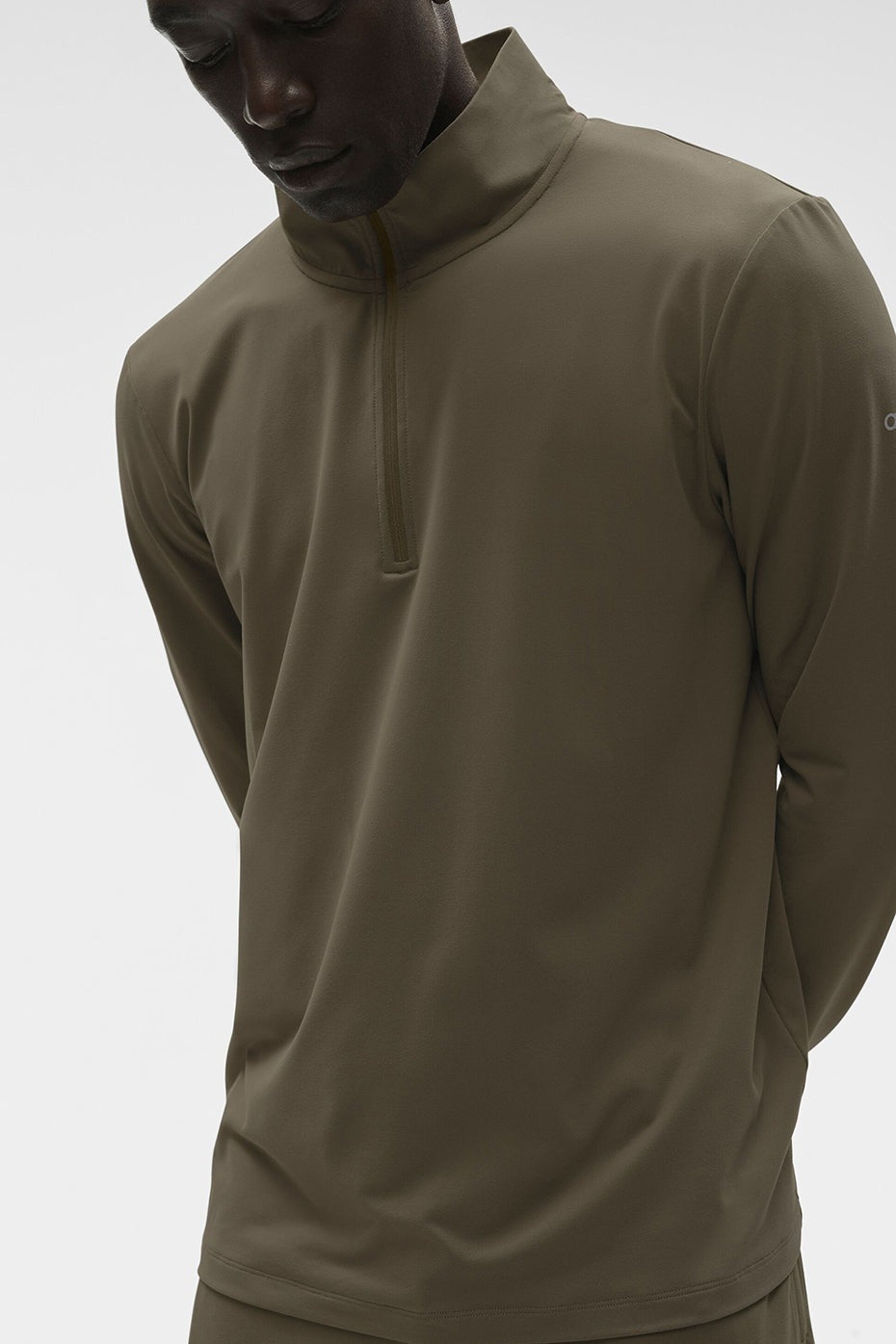 Conquer 1/4 Zip Reform Long Sleeve - Olive Tree