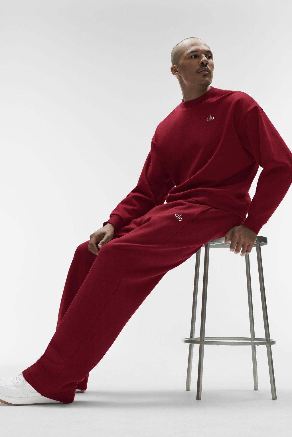 Accolade Crew Neck Pullover - Summer Romance Red