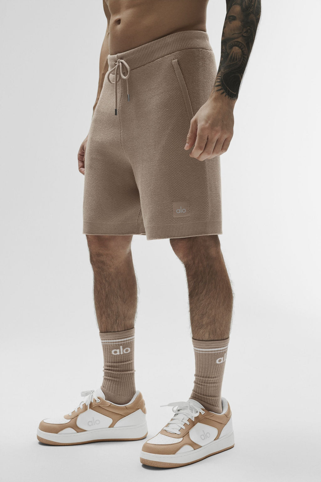 7" Sports Club Sweater Knit Short - Gravel