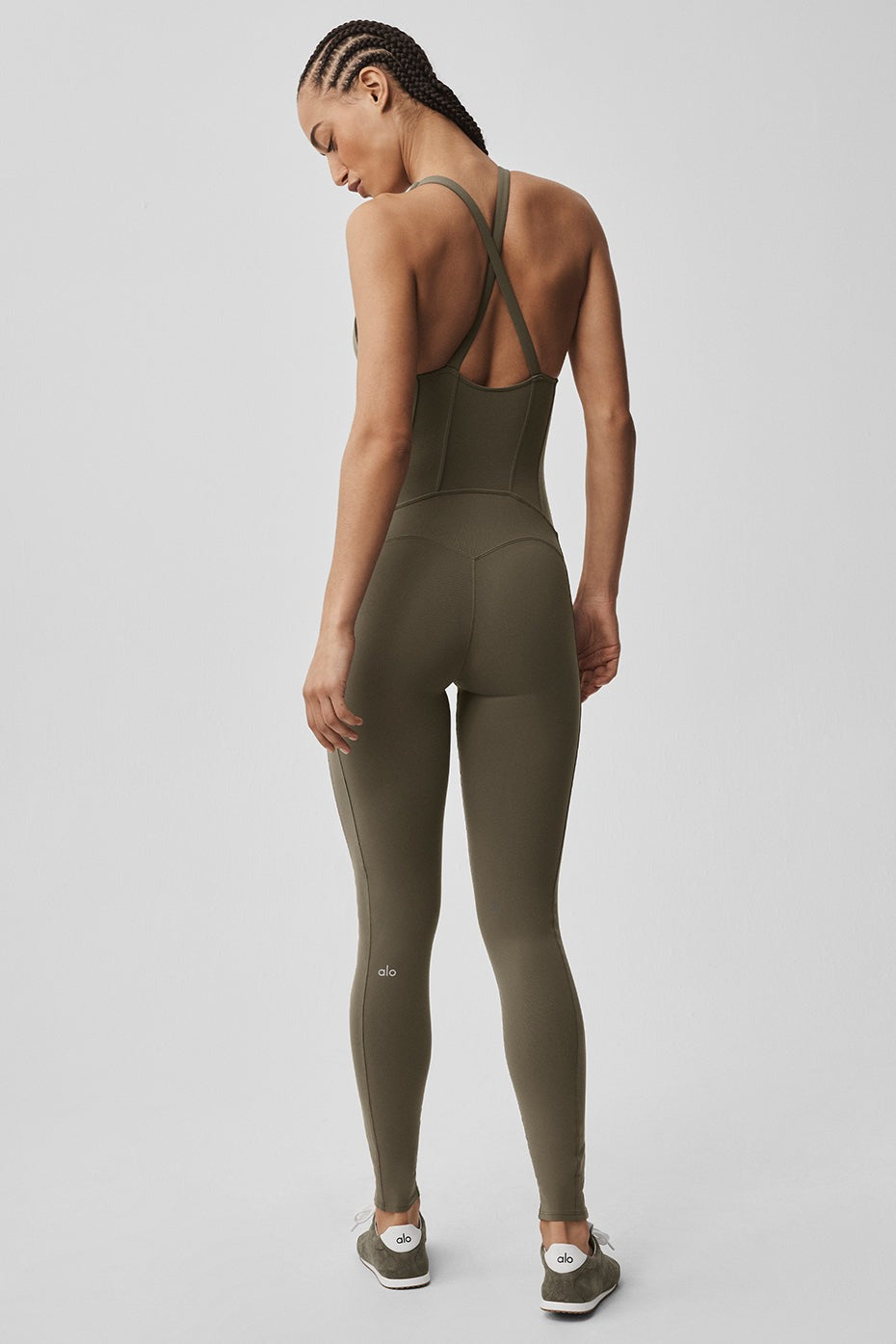 Airbrush Sparks Fly Corset Onesie - Olive Tree