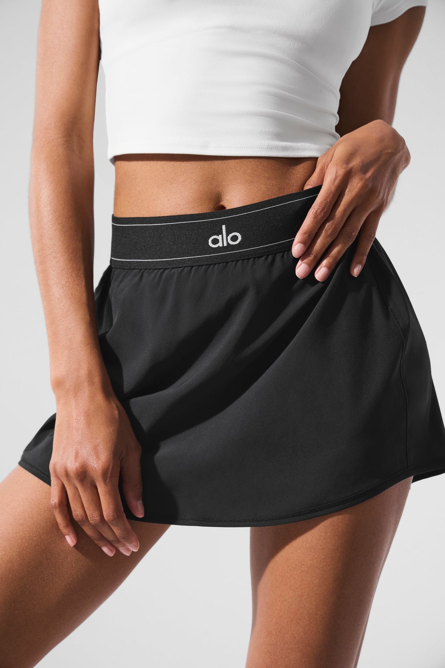 Match Point Tennis Skirt - Black