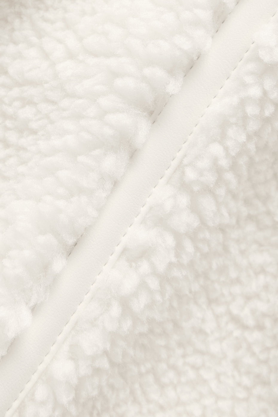 Sherpa Cropped Slope Side Jacket - Ivory