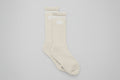 Unisex Throwback Sock - Bone/White