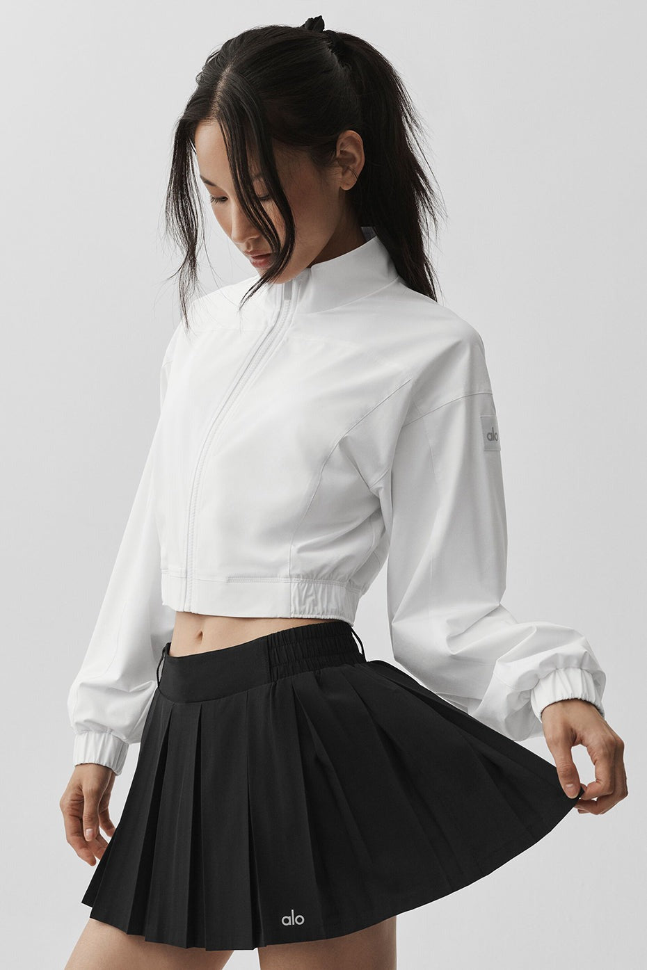 Rally Tennis Skirt - Black