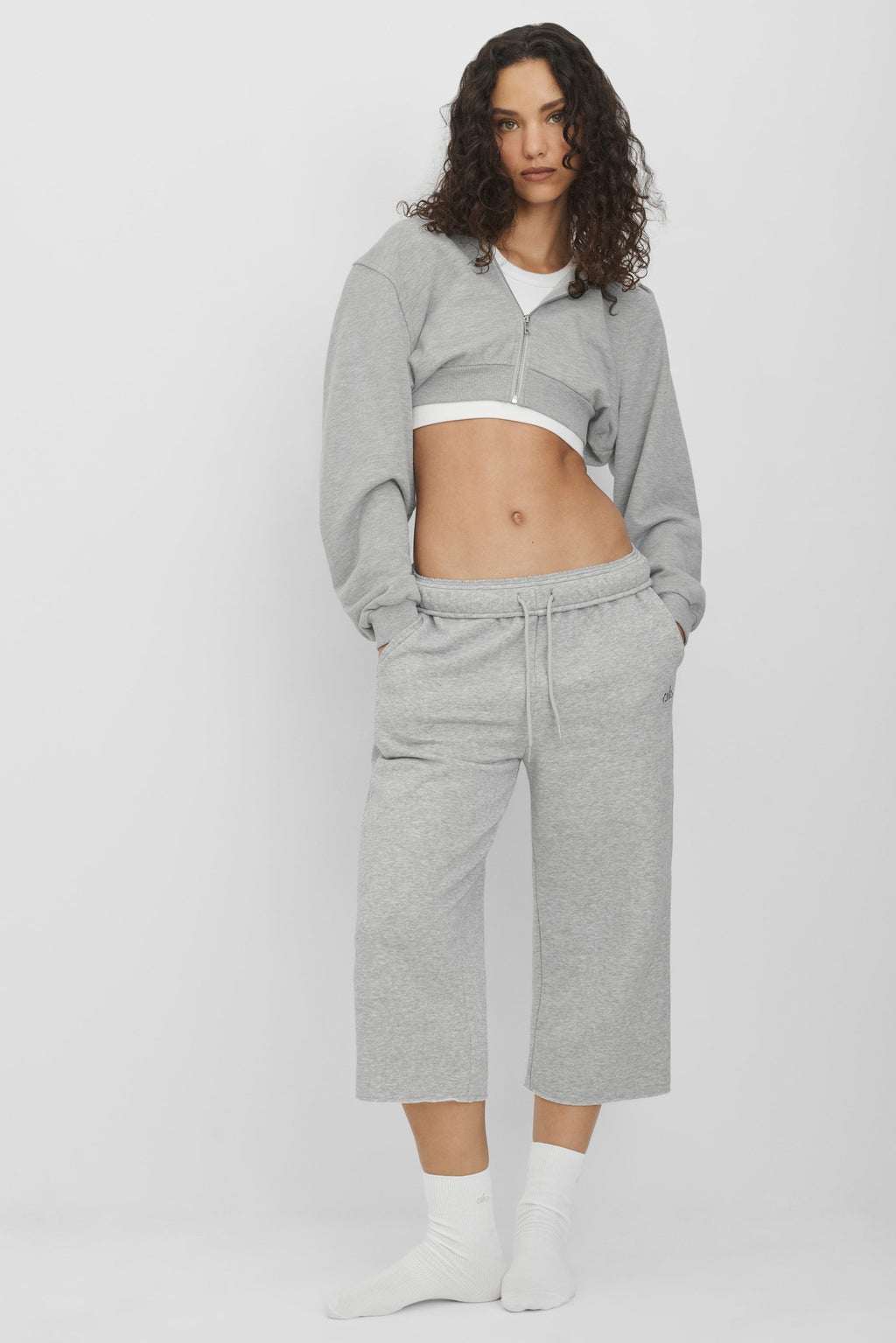 Accolade Cutoff Sweatpant - Athletic Heather Grey