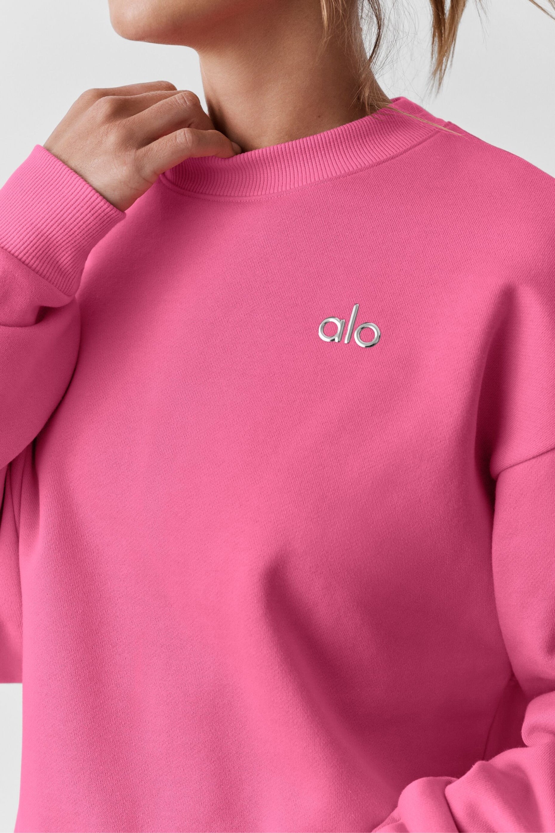 Accolade Crew Neck Pullover - Paradise Pink