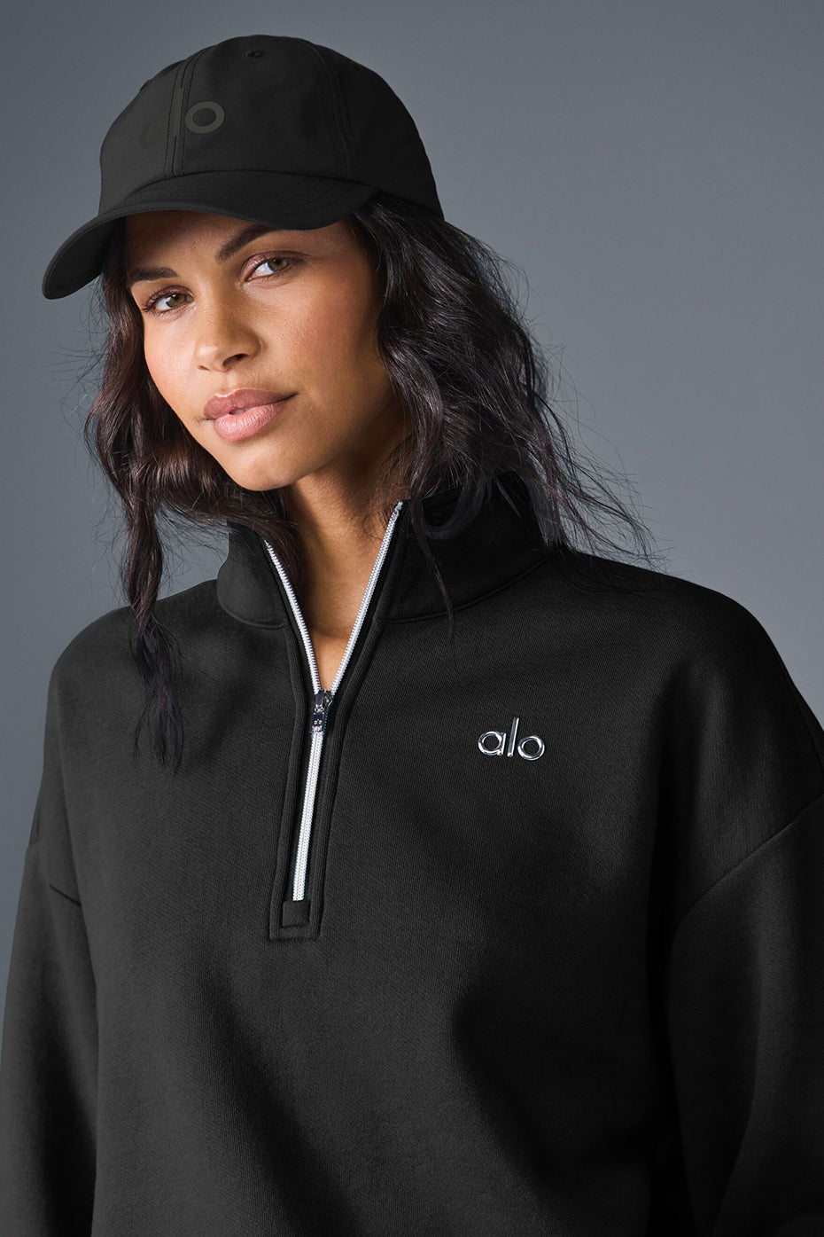 Accolade 1/4 Zip Pullover - Black