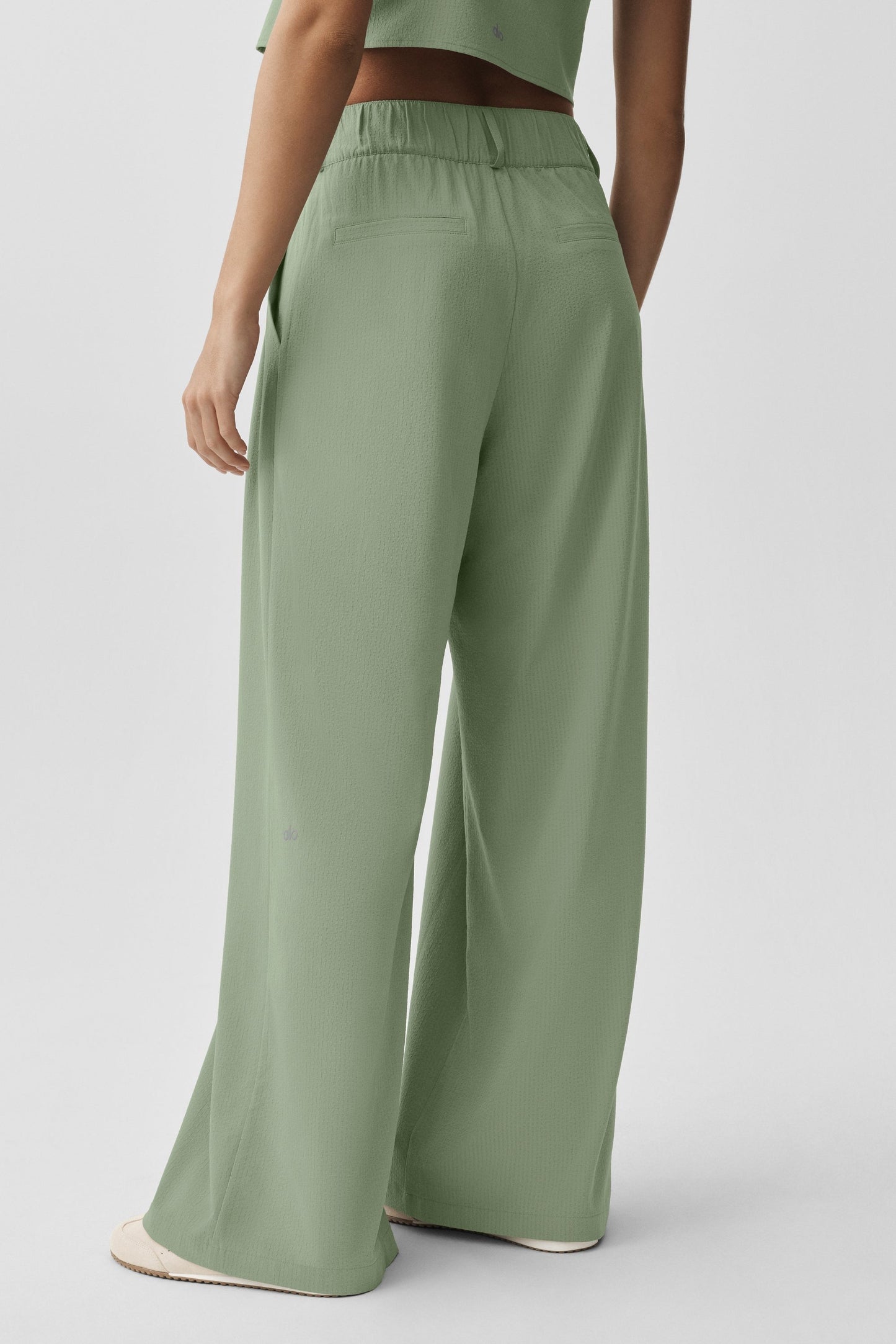 High-Waist Dreamscape Trouser (Regular) - Dune Grass