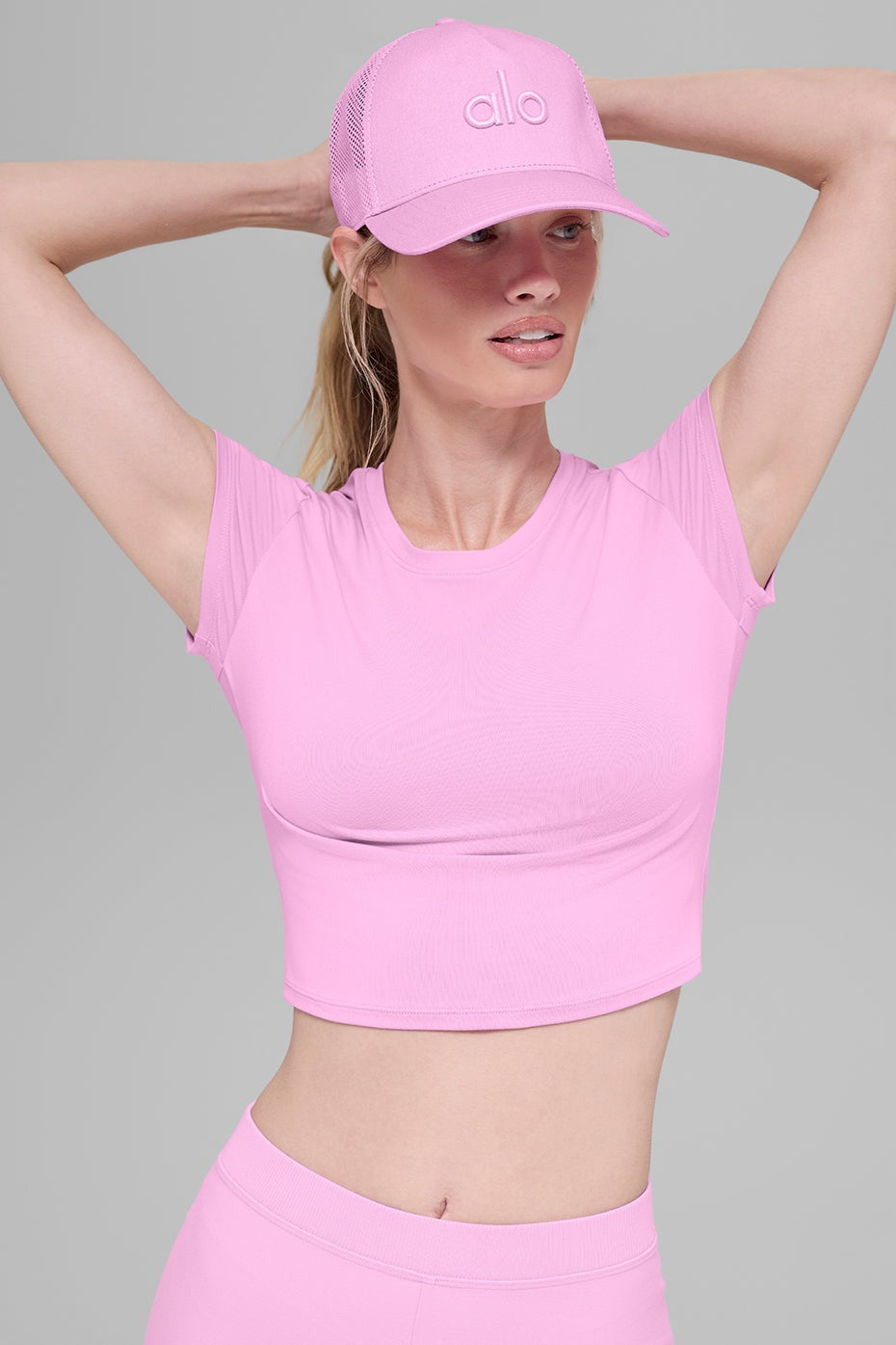 District Trucker Hat - Candy Heart Pink
