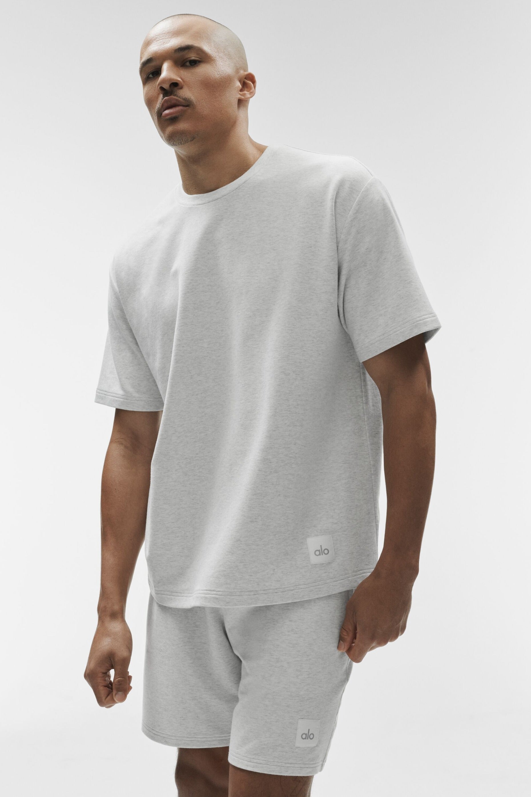 Double Take Short Sleeve - White Heather