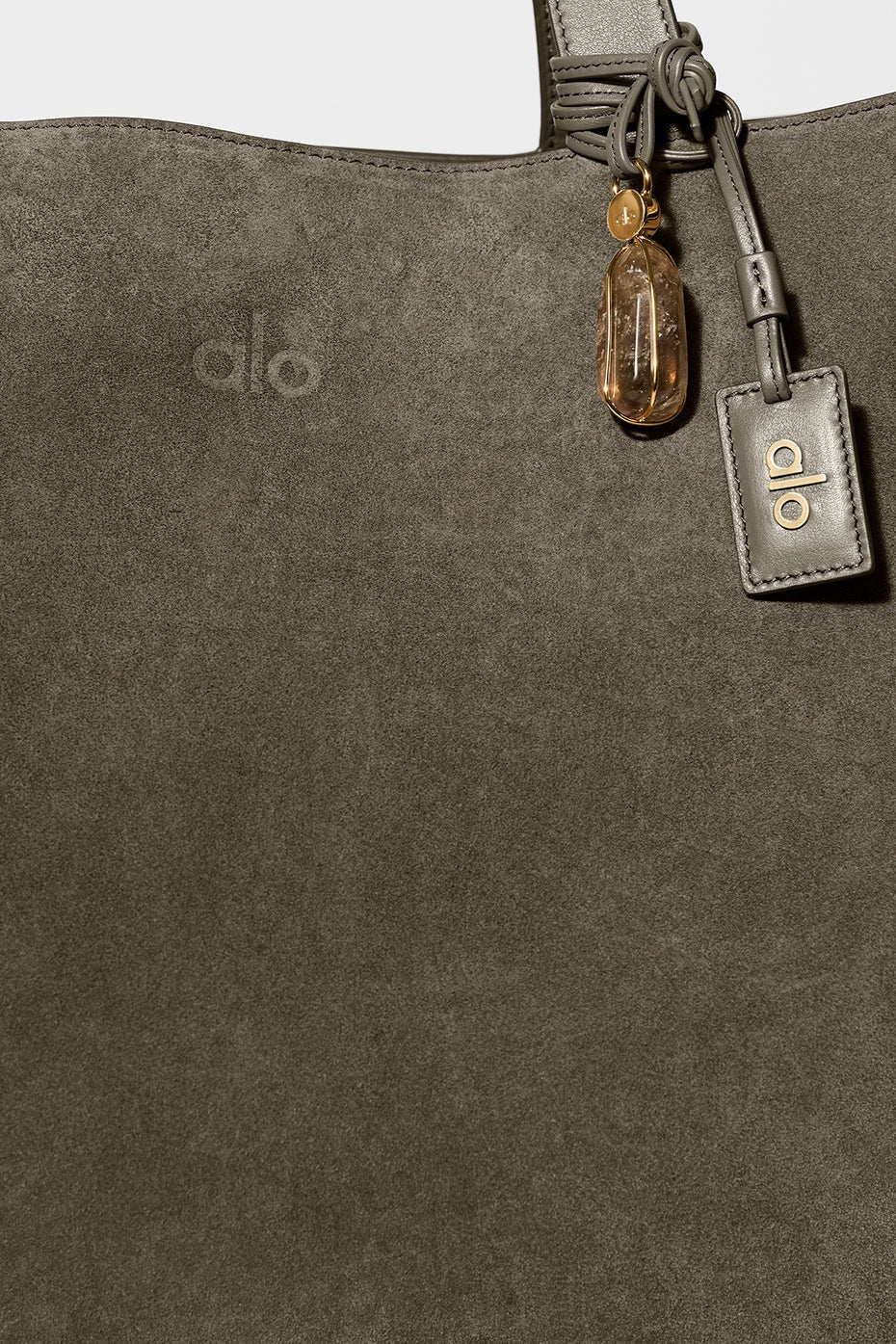 ALO Tranquility Tote - Olive Tree Suede