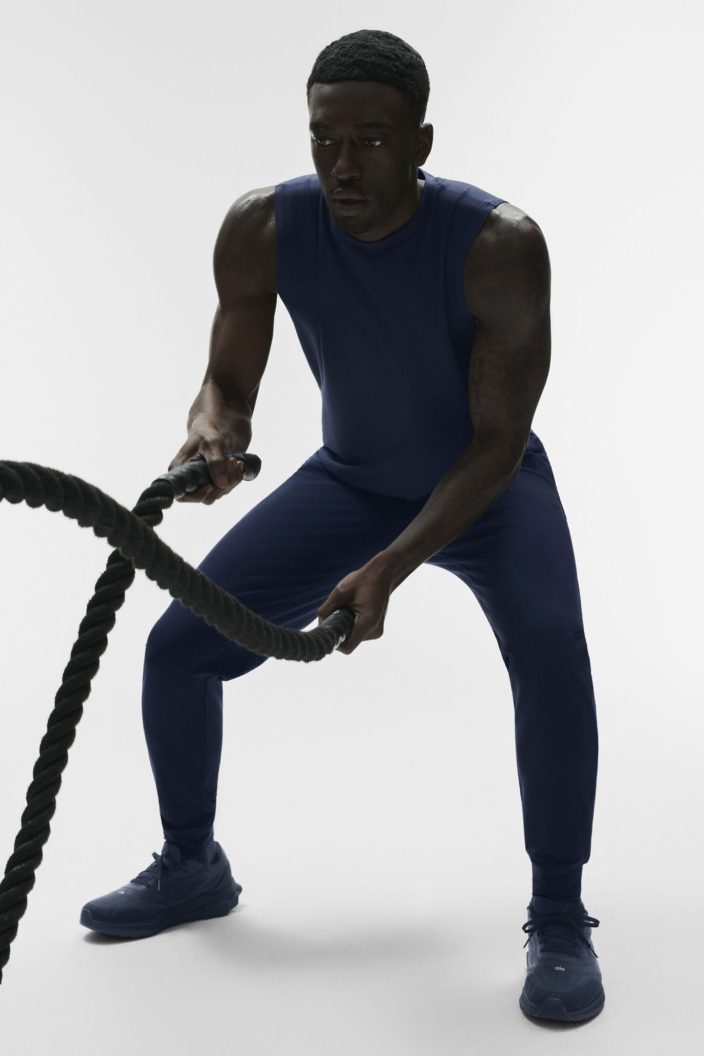 Conquer Muscle Tank - Navy