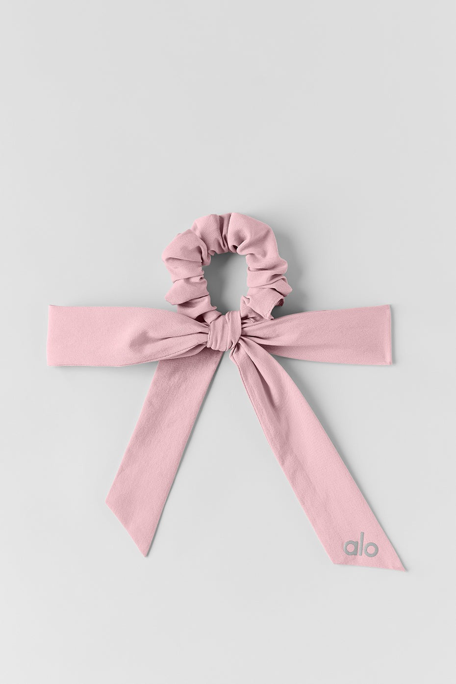 Love Knots Tie Scrunchie - Vintage Pink