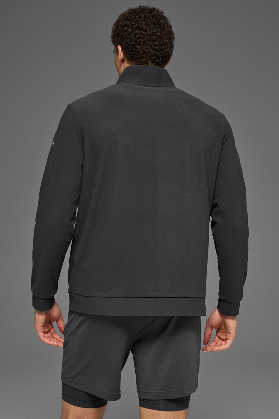 Conquer Max Mock Neck Full Zip - Anthracite