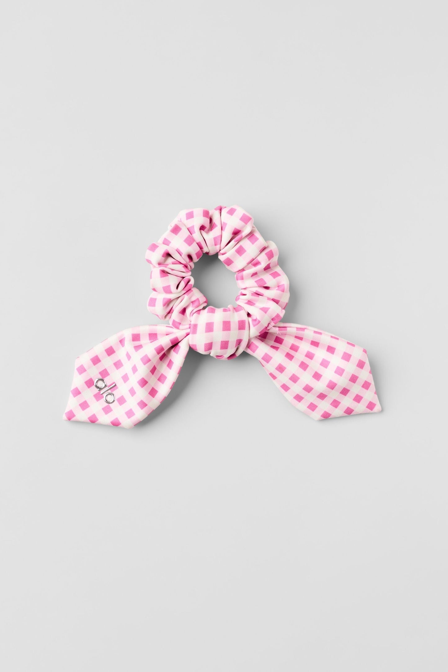 Airlift Gingham Rhythm Scrunchie - Paradise Pink Gingham