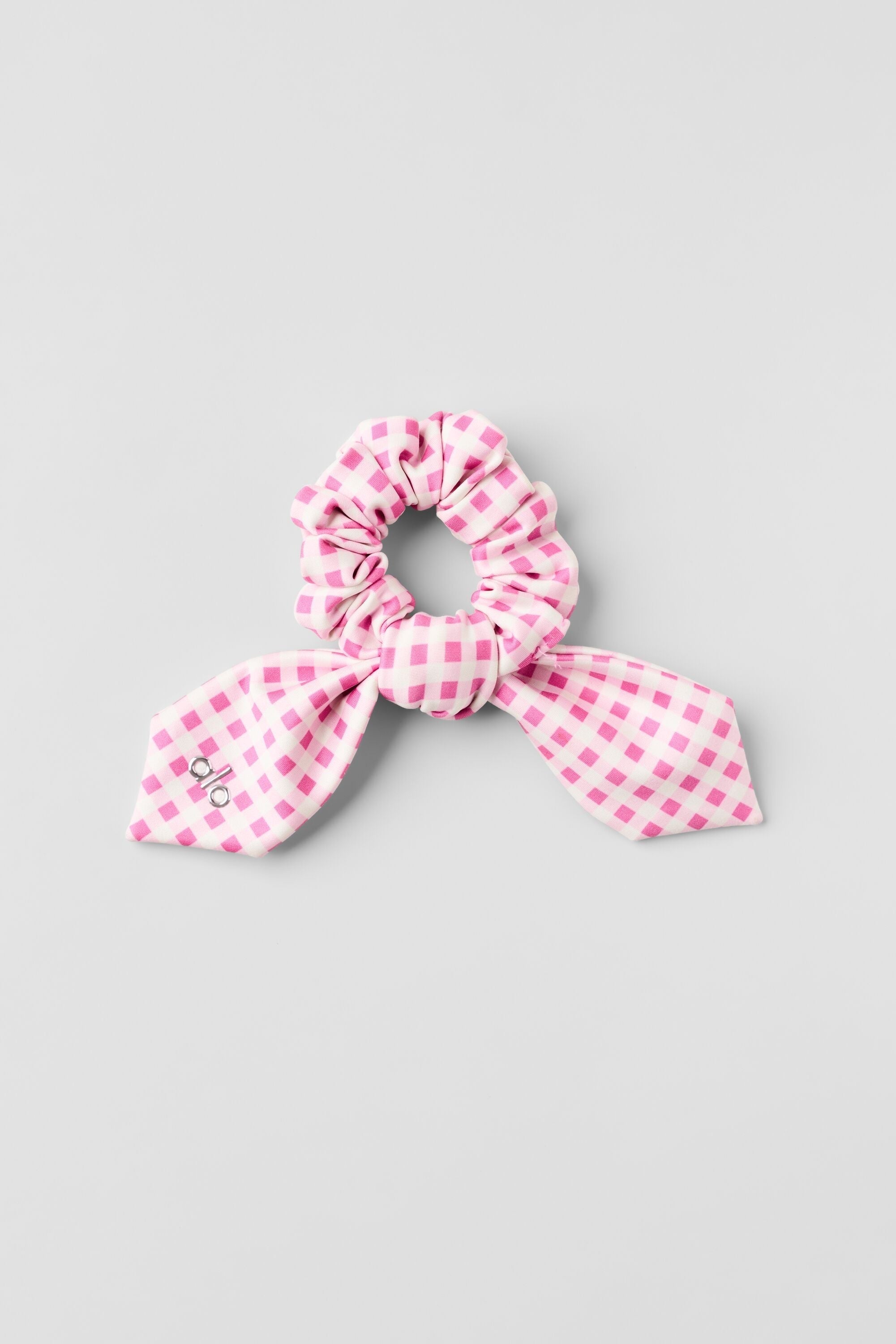 Airlift Gingham Rhythm Scrunchie - Paradise Pink Gingham
