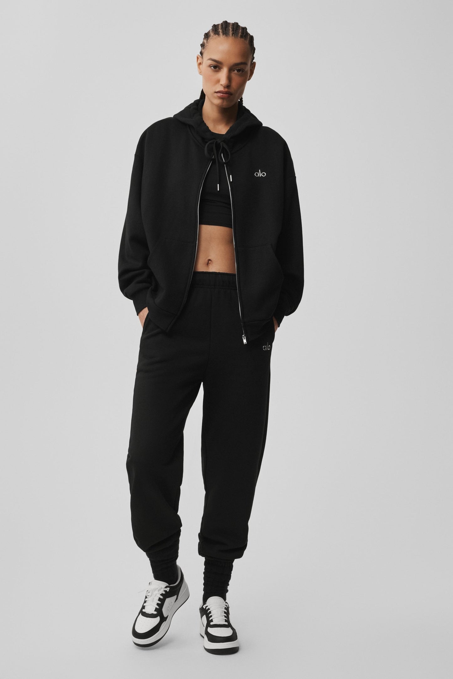 Accolade Full Zip Hoodie - Black