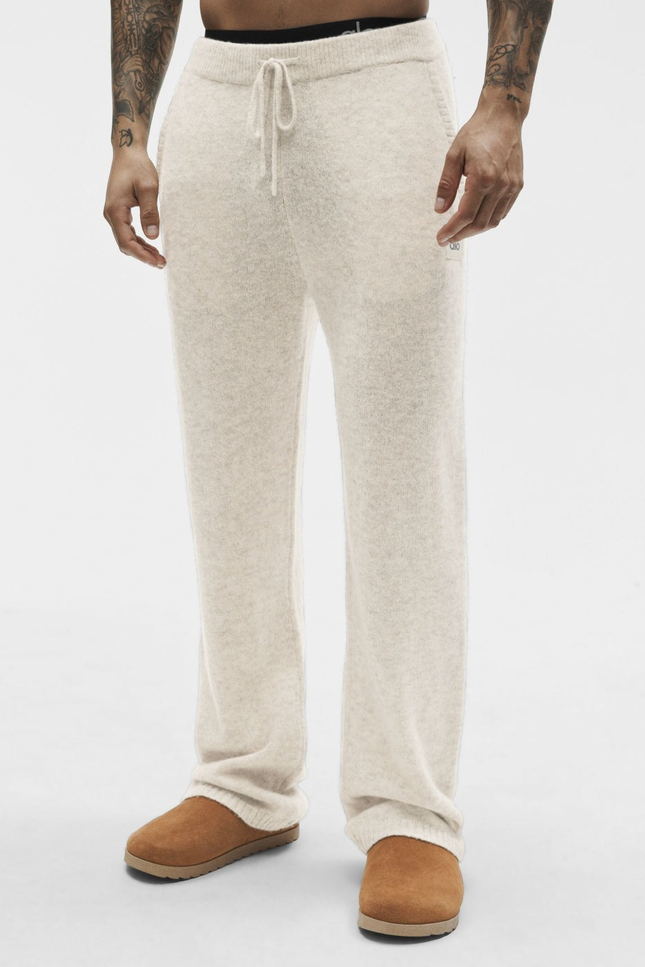 Wool Cashmere New Class Sweatpant - Oatmeal Heather