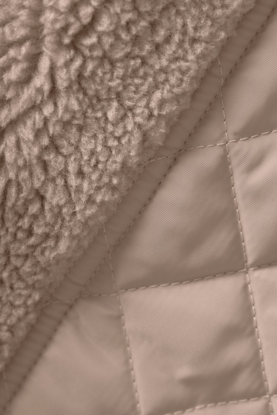 Sherpa Edge Bomber - Chai Latte