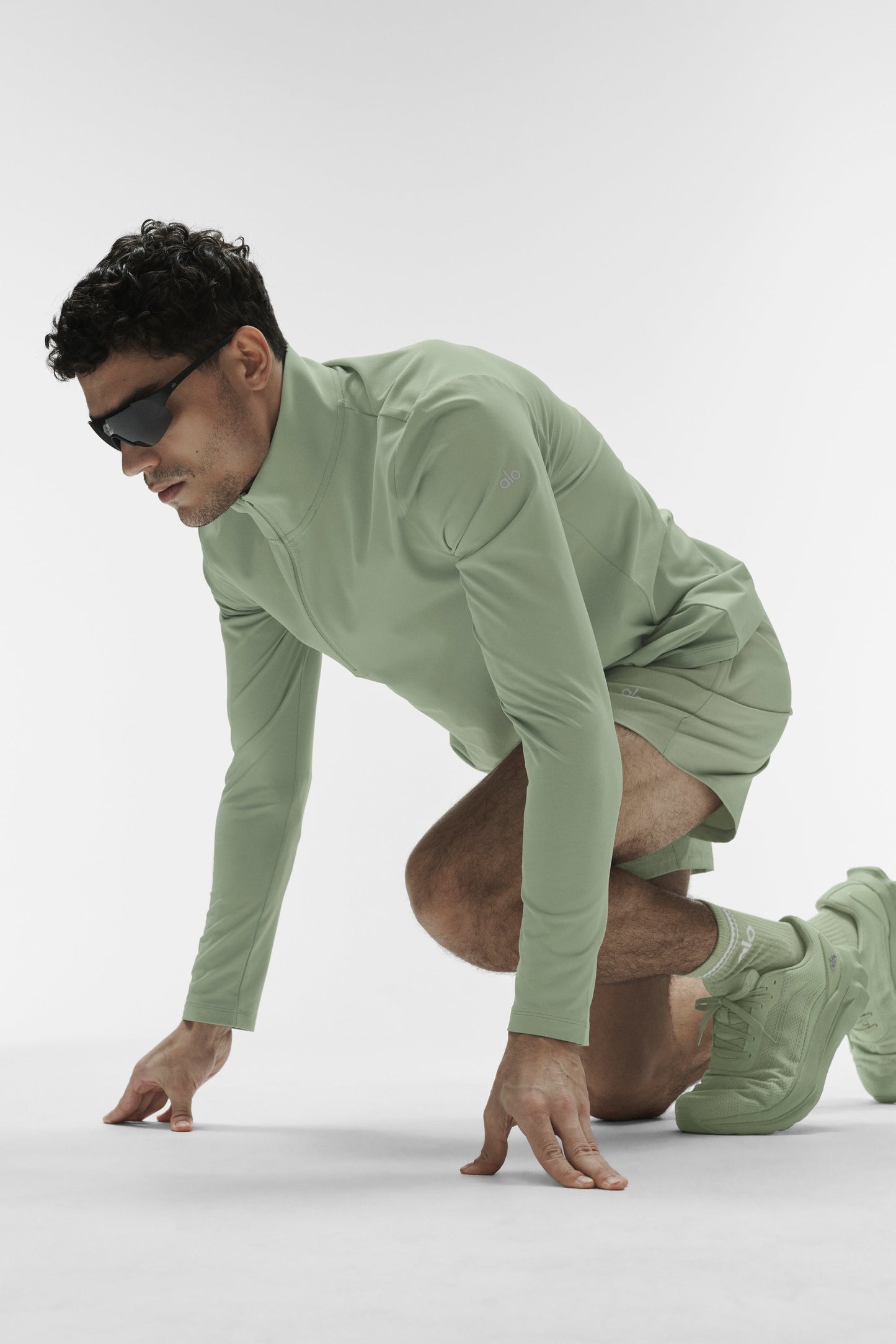 Conquer 1/4 Zip Reform Long Sleeve - Dune Grass