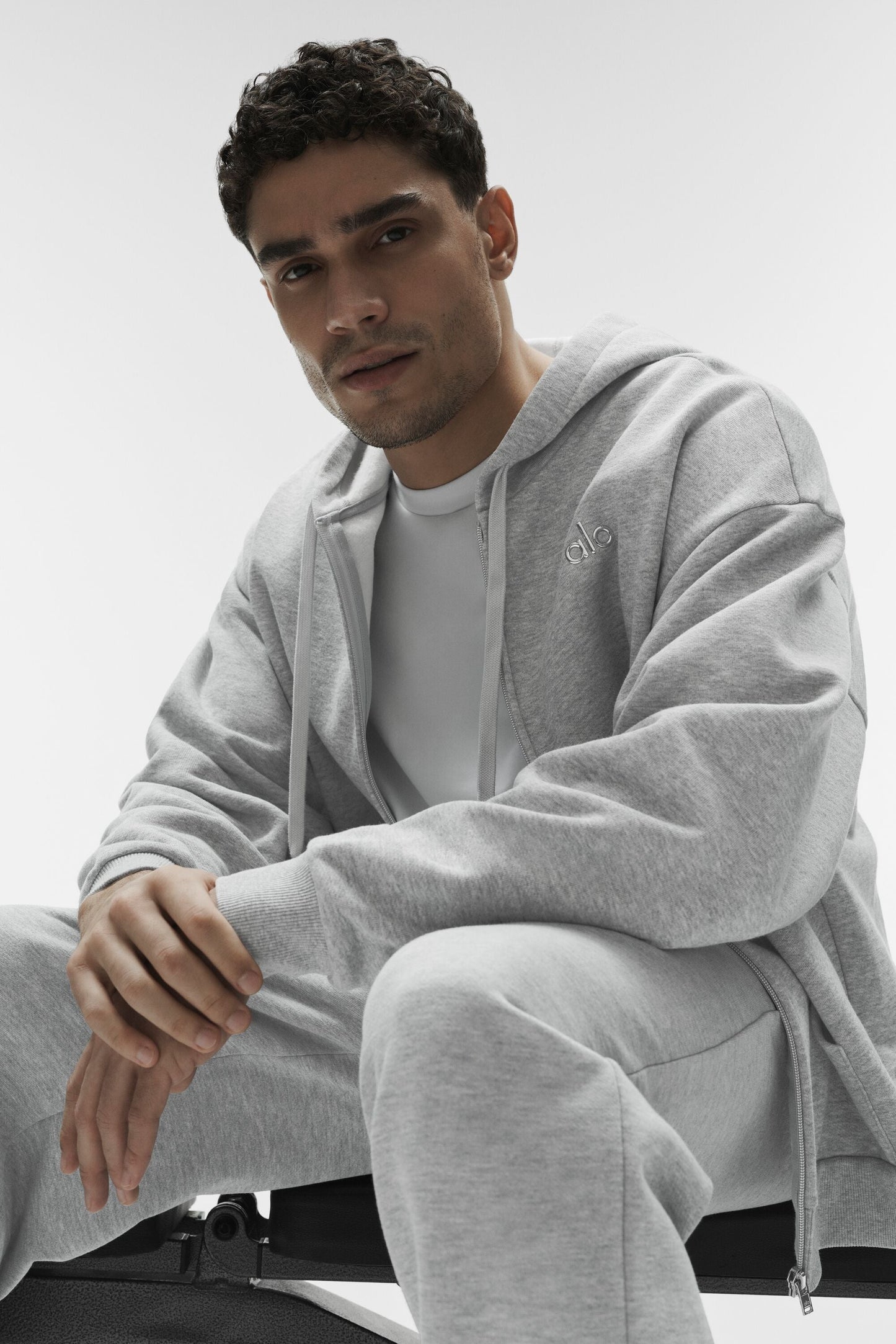 Accolade Full Zip Hoodie - Athletic Heather Grey