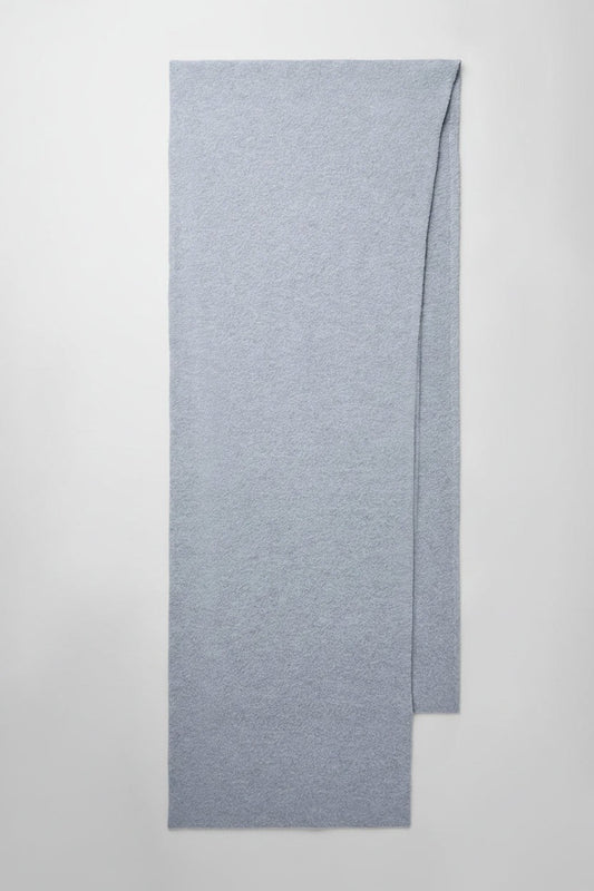 Merino Wool Oversized Scarf - Hazy Heather Grey