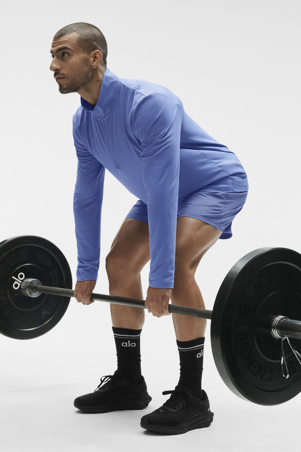 Conquer 1/4 Zip Reform Long Sleeve - Provence Blue