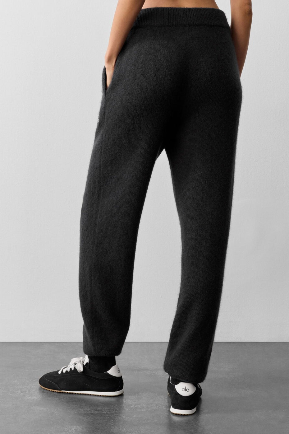 Wool Cashmere New Class Sweatpant - Black