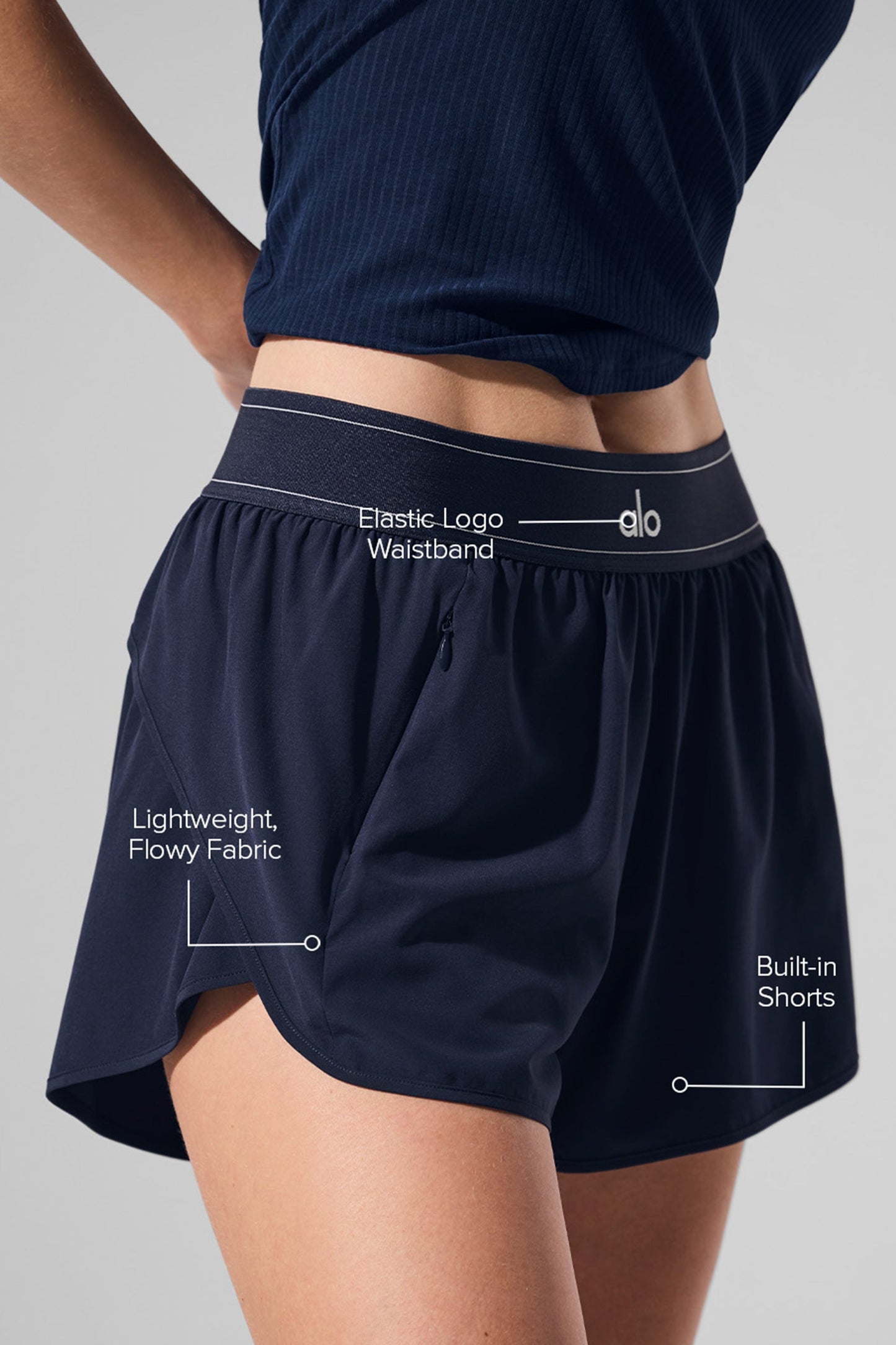 Match Point Short - Navy