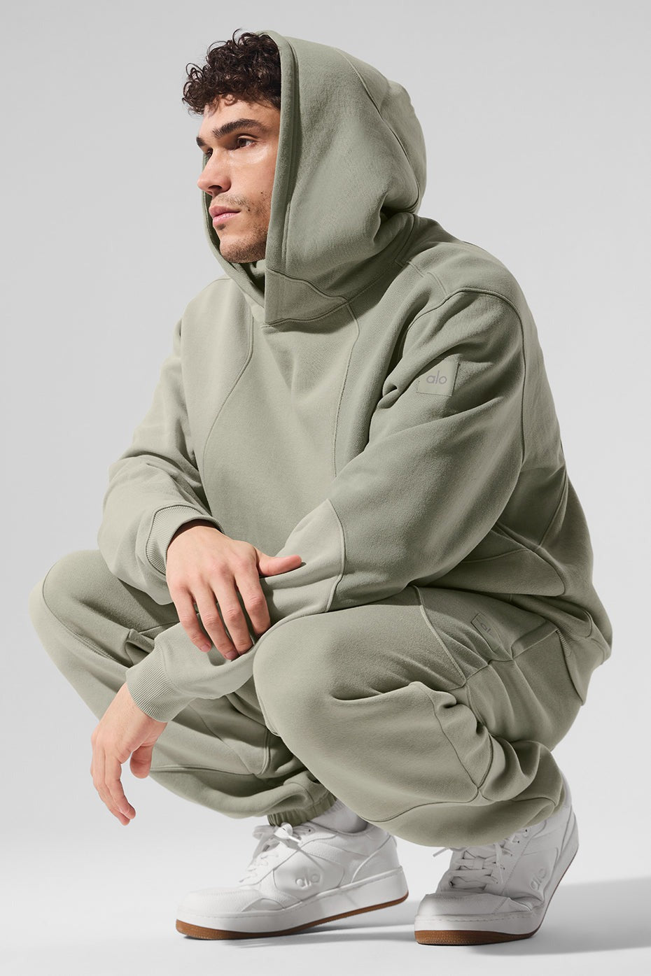 Make Waves Hoodie - Limestone Tonal