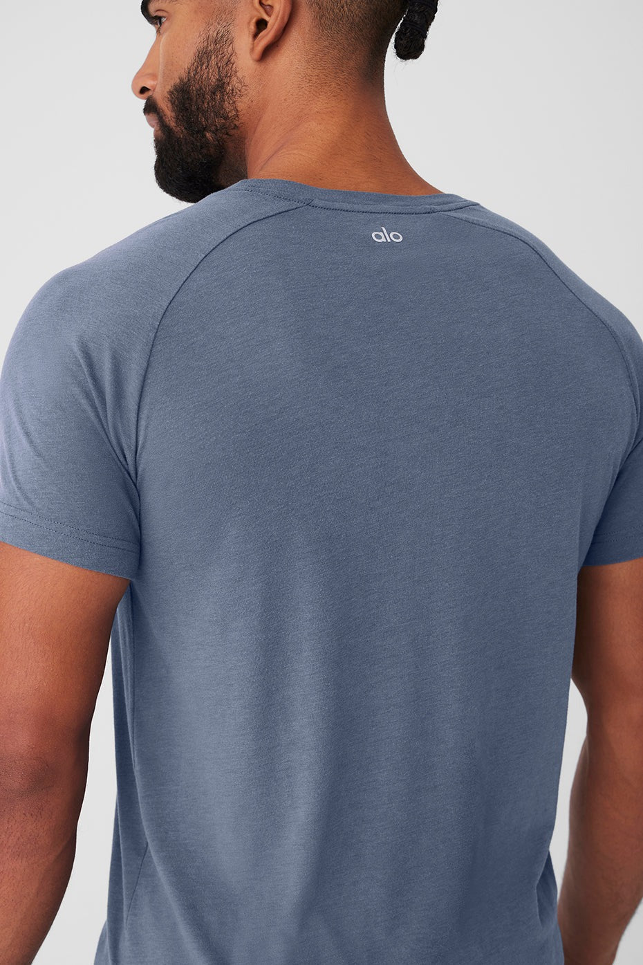 Triumph Raglan Tee - Bluestone